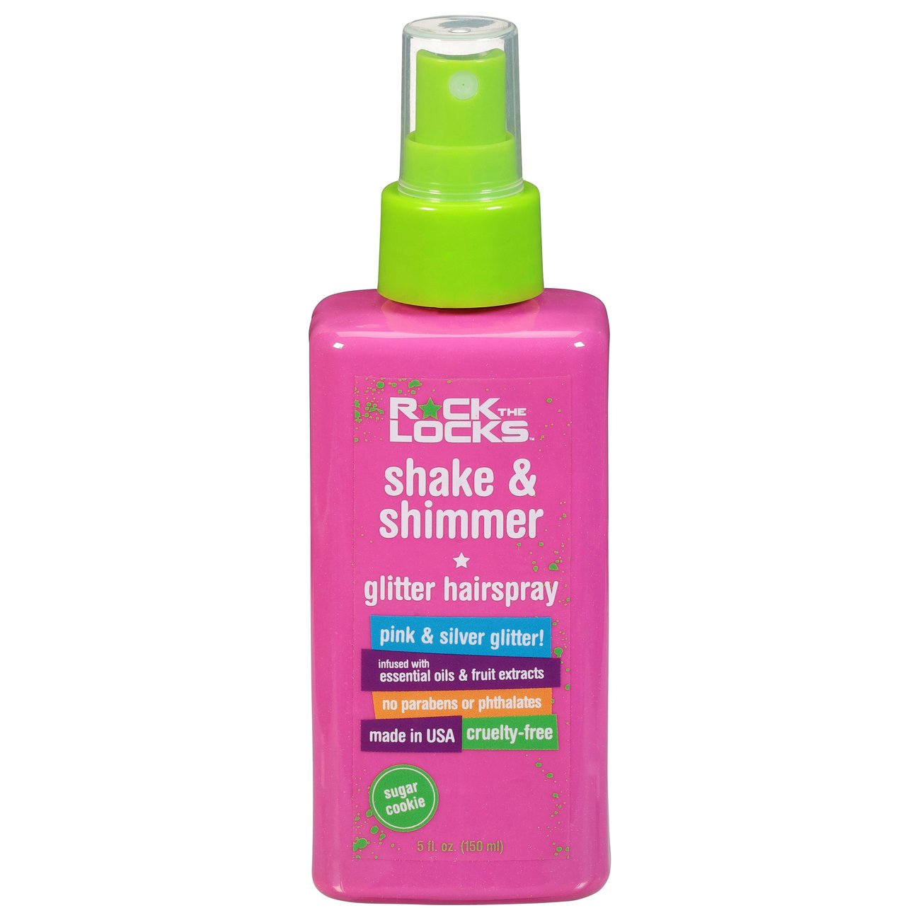Rock The Locks Shake & Shimmer Glitter Hairspray Shop Bath & hair