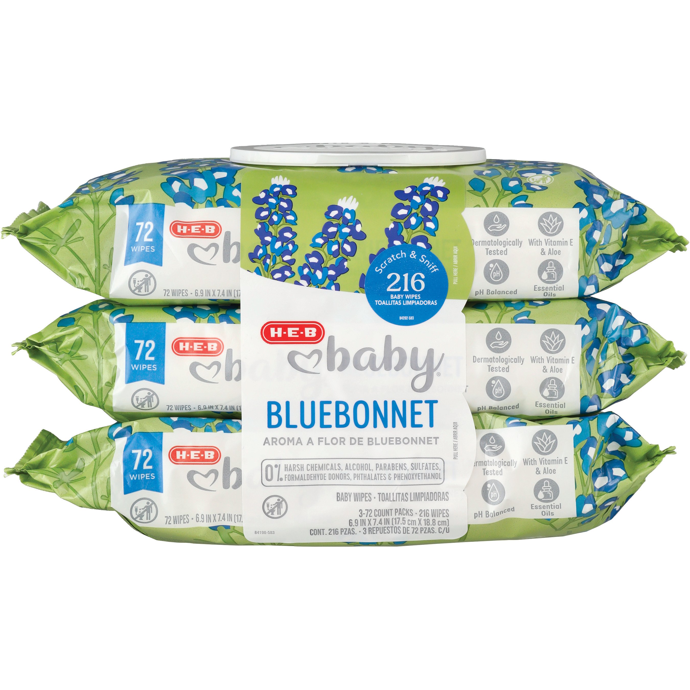 Pampers Fresh Scented Baby Wipes 3 Pk - Shop Baby Wipes at H-E-B