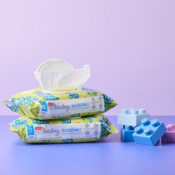 H-E-B Baby Wipes - Bluebonnet Scented, 3 pk, 216 ct