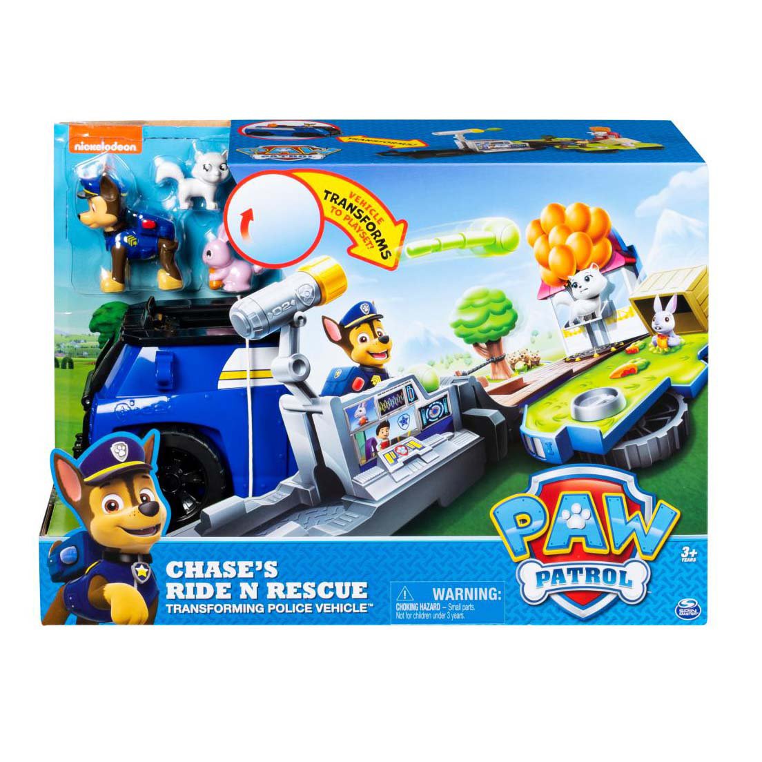 paw patrol ride and rescue vehicle