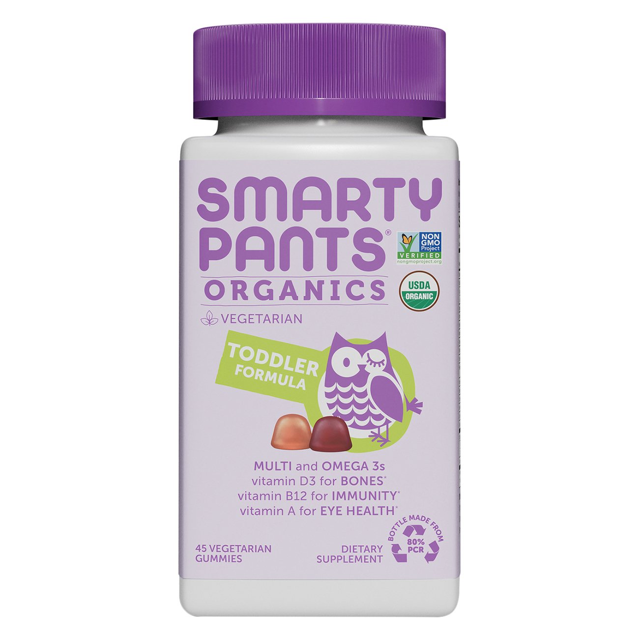 SmartyPants Organics Toddler Complete Gummies - Shop Herbs & Homeopathy ...