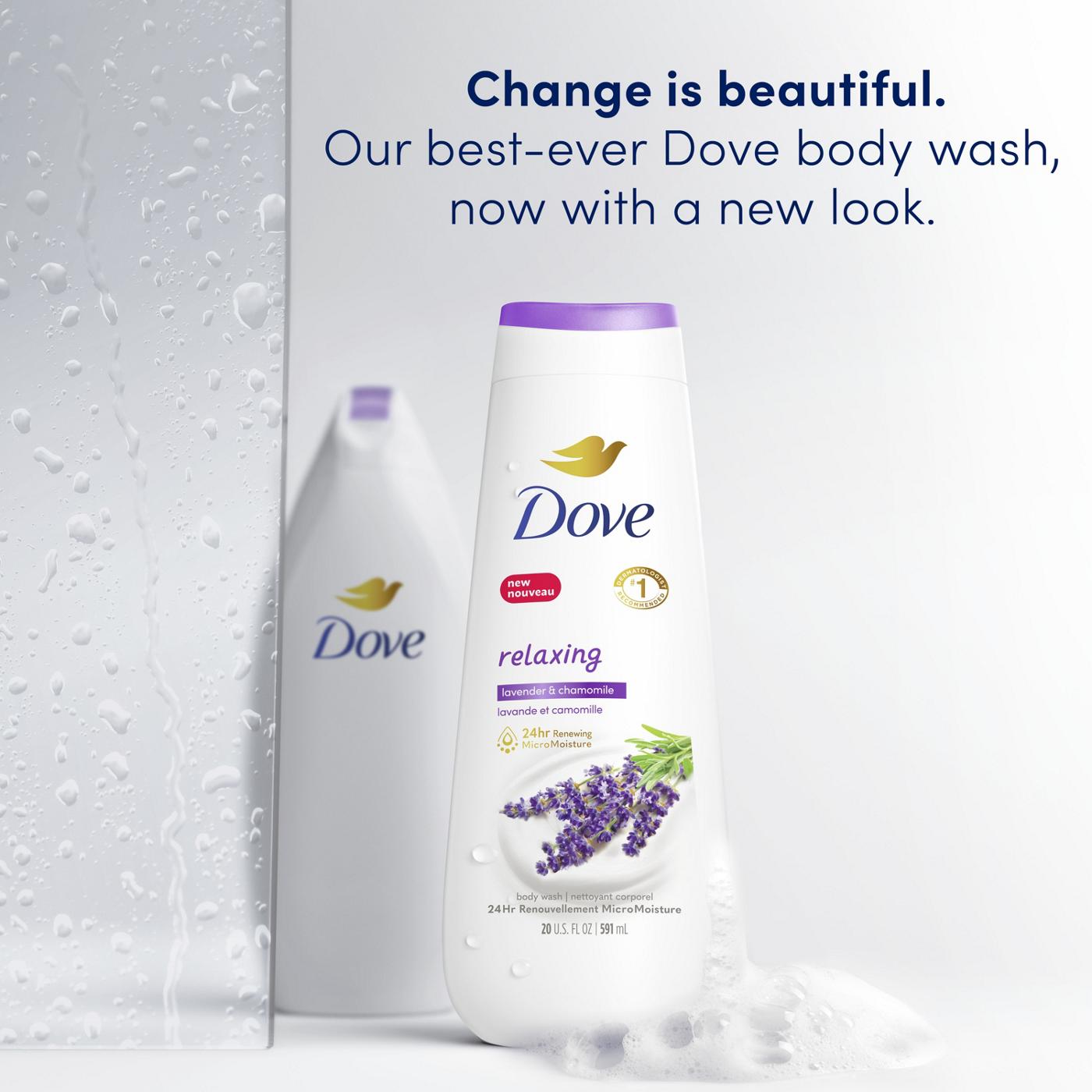 Dove Relaxing Body Wash - Lavender Oil & Chamomile; image 5 of 8