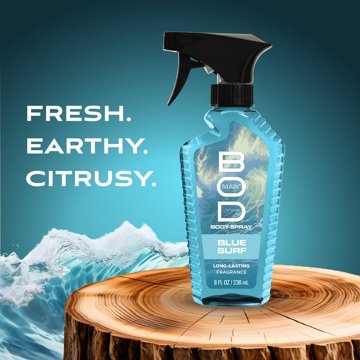 BOD Man Blue Surf Body Spray, 8 oz