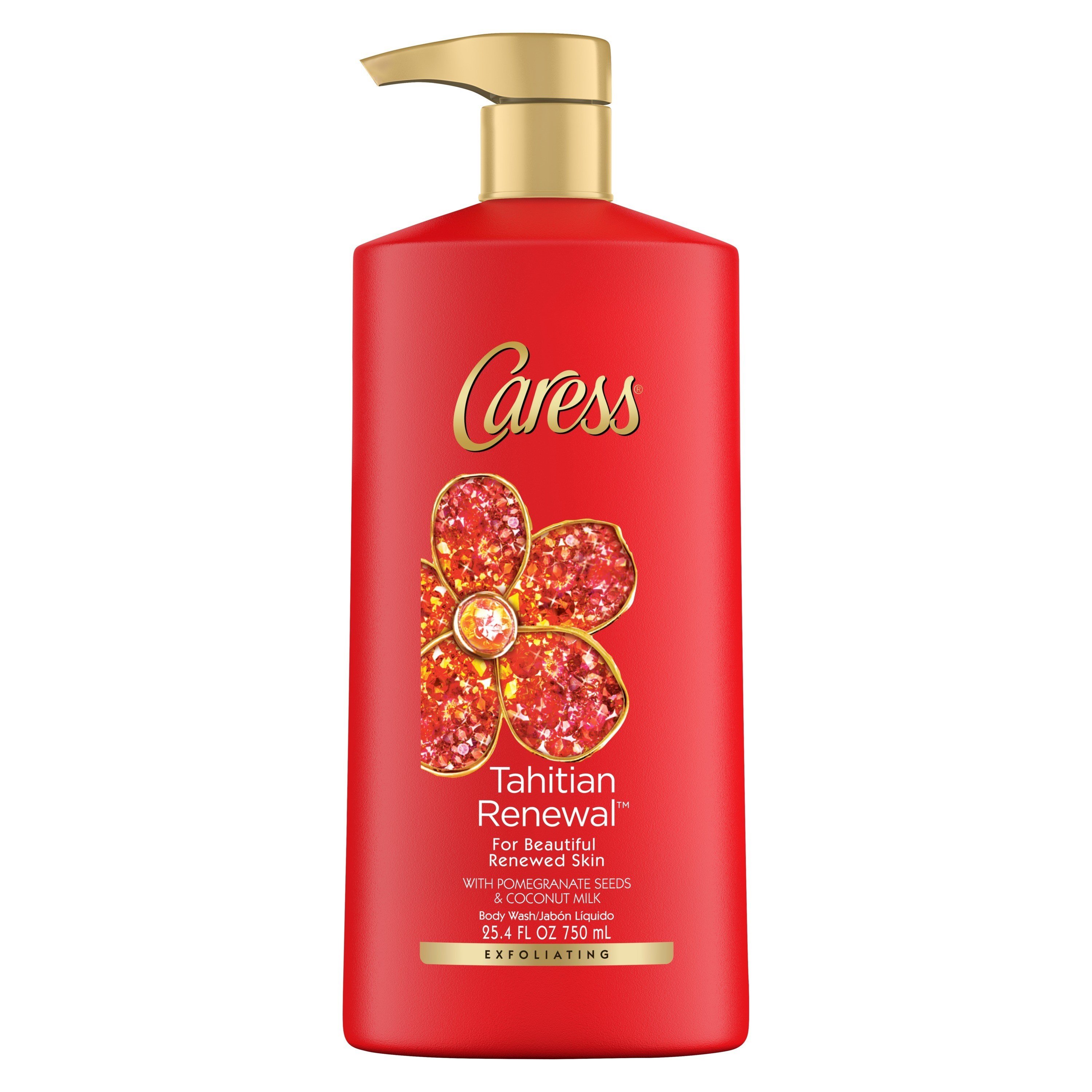 Caress Tahitian Renewal Exfoliating Body Wash Pump Shop Cleansers & Soaps at HEB