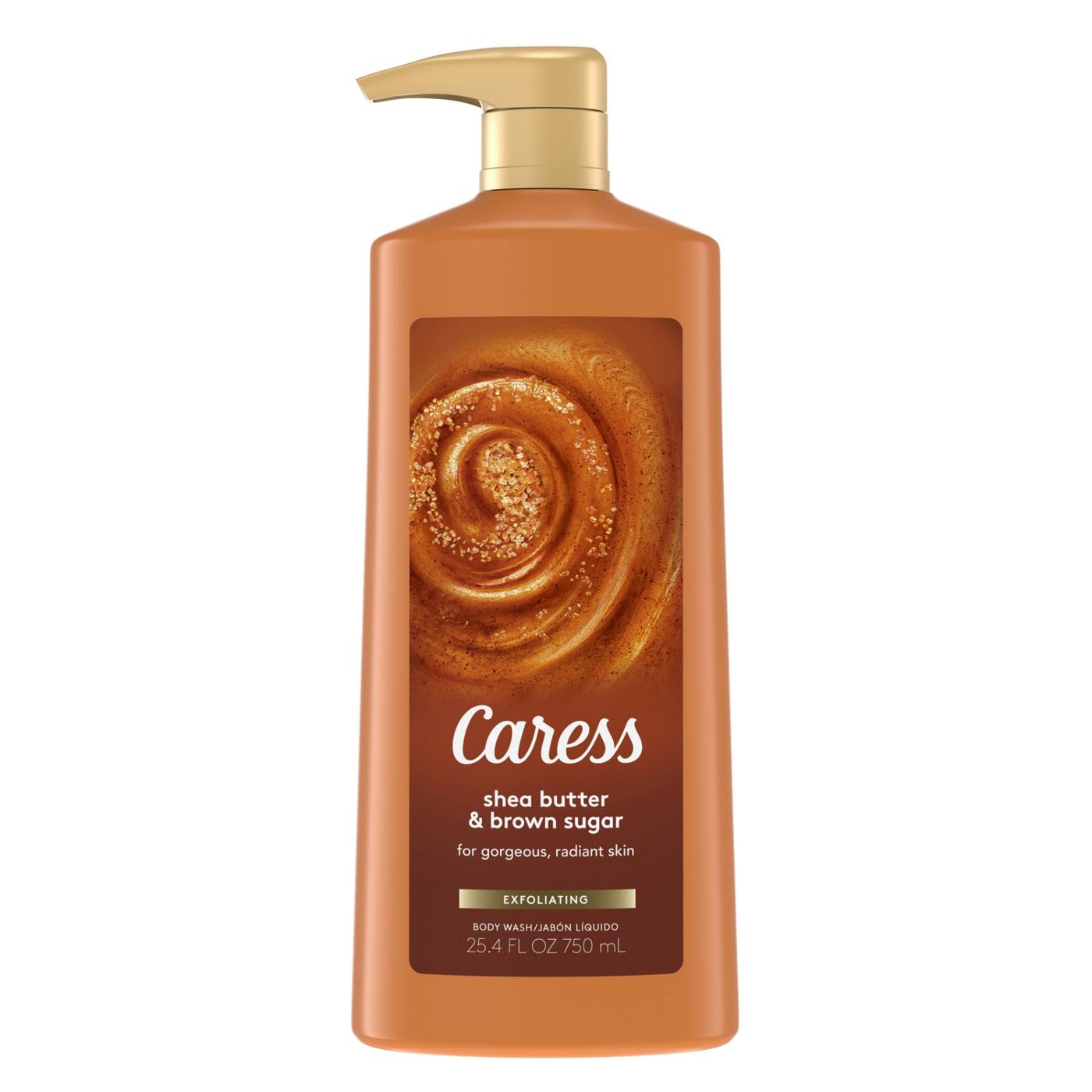 Caress Body Wash Pump Bottle Shea Butter & Brown Sugar Shop Body