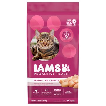 IAMS Proactive Health Adult Urinary Tract Healthy Dry Cat Food - Chicken Cat Kibble