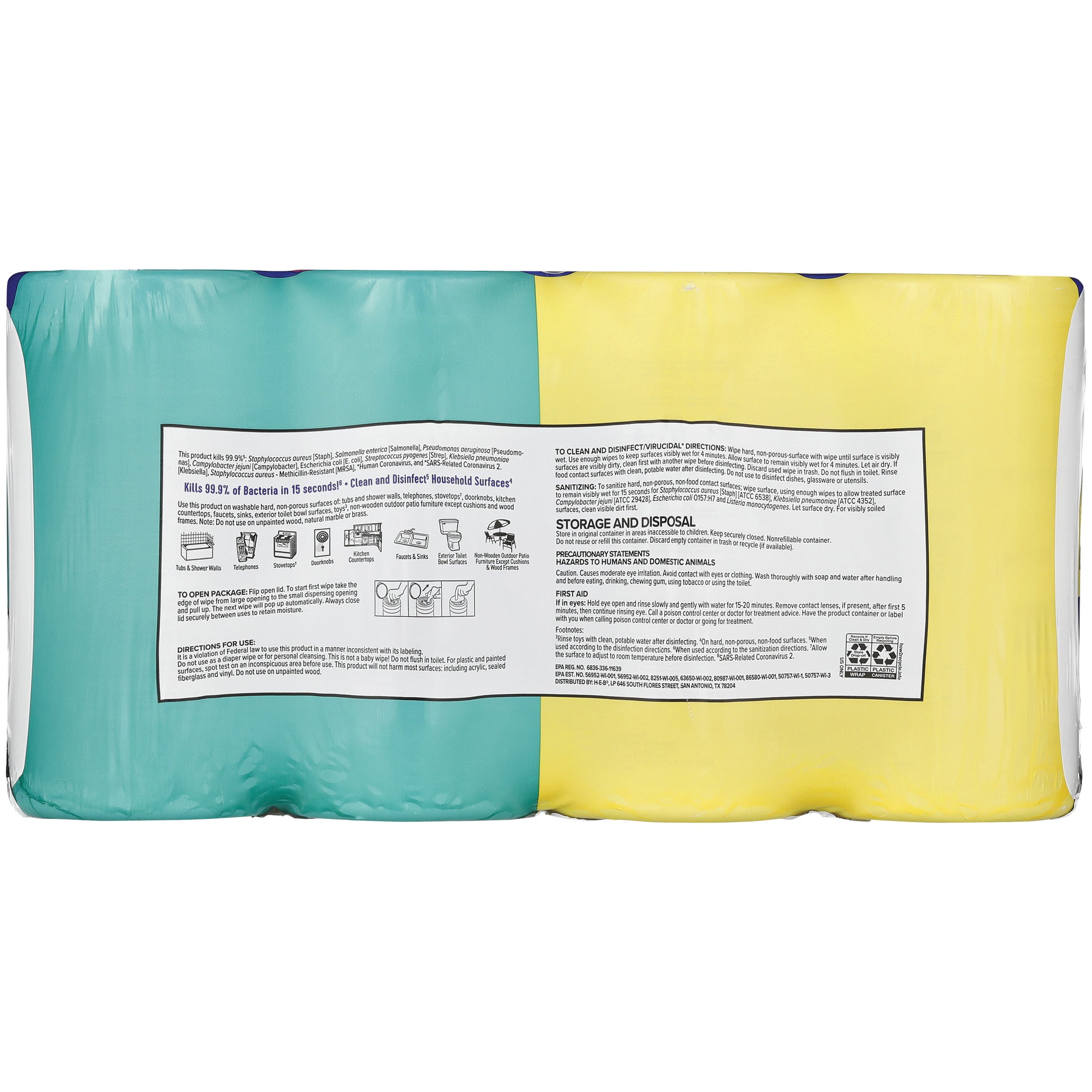 Clorox Kitchen Disinfecting Wipes - Shop Cleaners at H-E-B