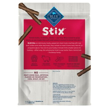 Blue Buffalo Stix PepperoniStyle Dog Treats - Beef, 5 oz