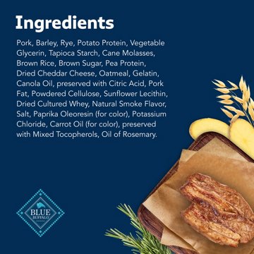 Blue Buffalo Sizzlers BaconStyle Dog Treats - Pork