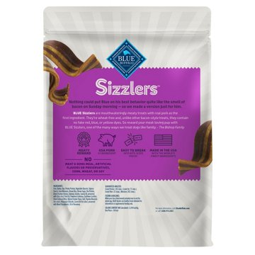 Blue Buffalo Sizzlers BaconStyle Dog Treats - Pork