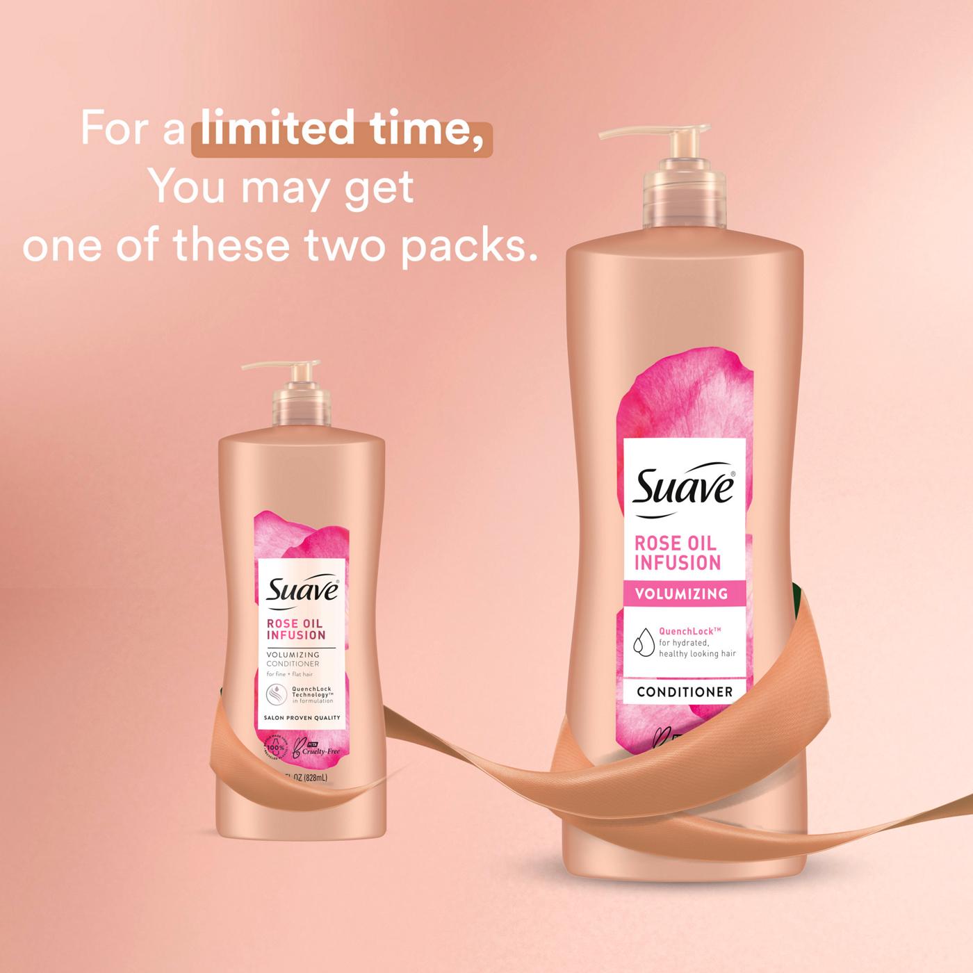 Suave Professionals Rose Oil Infusion Conditioner; image 3 of 6