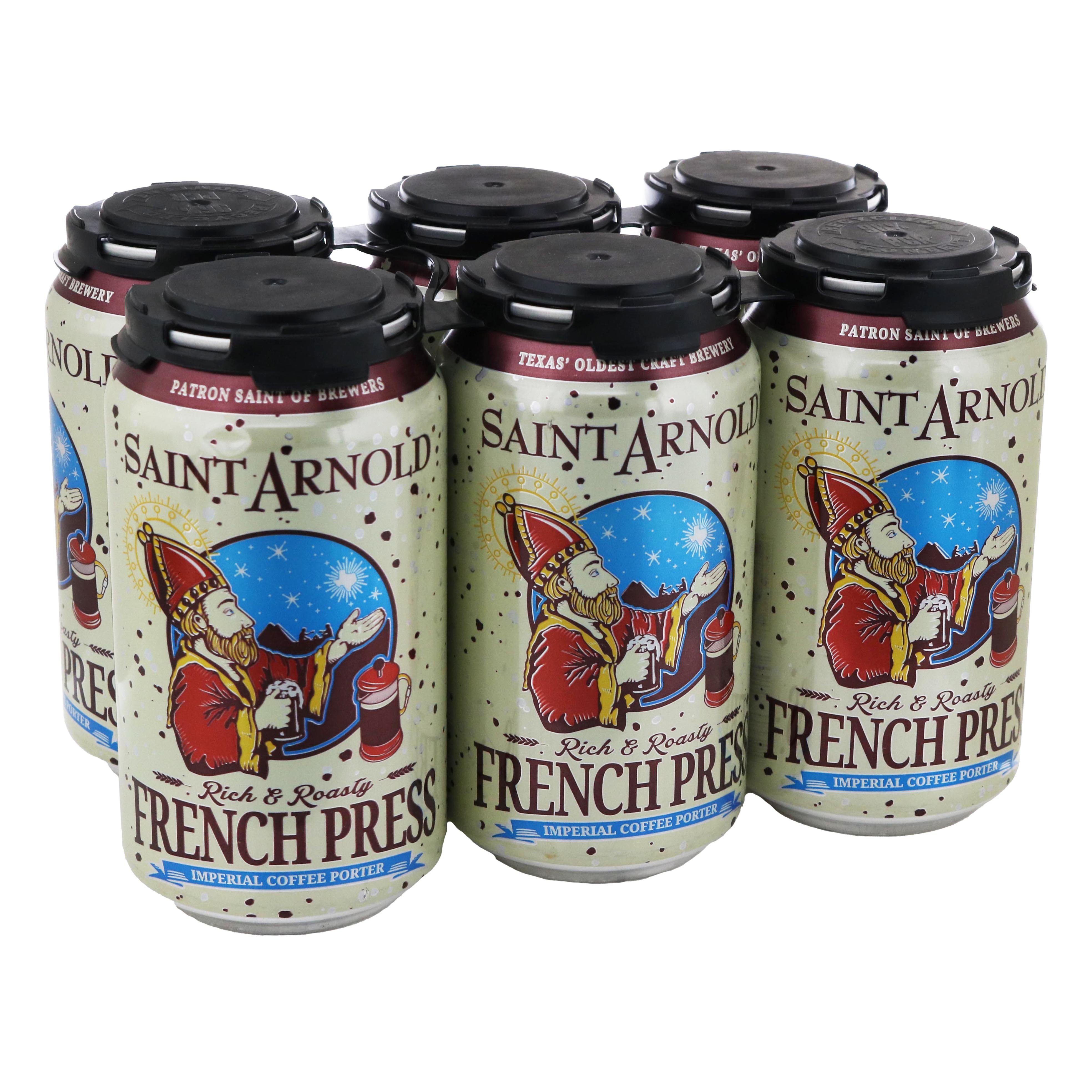 Saint Arnold French Press Imperial Coffee Porter Beer 12 oz Cans Shop