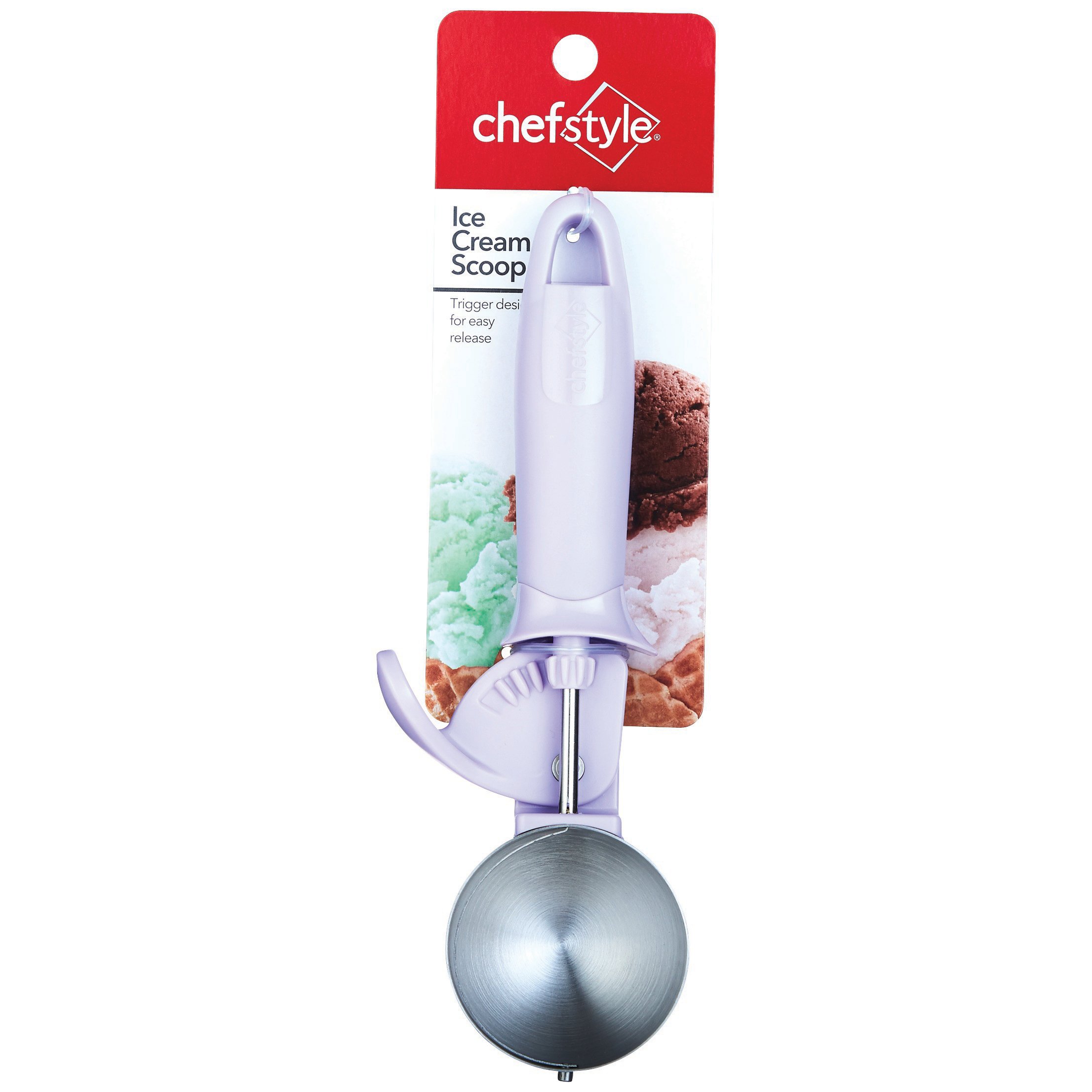 chefstyle Ice Cream Scoop Trigger Deluxe Lavender Shop Utensils & Gadgets at HEB