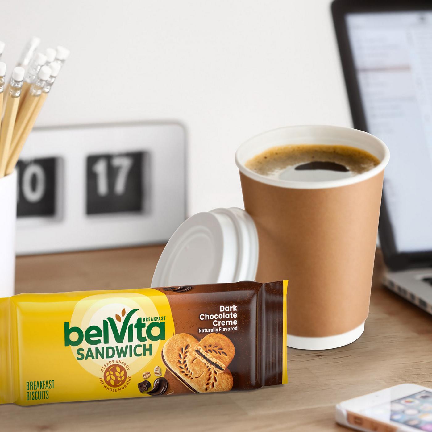 belVita Dark Chocolate Creme Breakfast Biscuits Value Pack; image 2 of 10