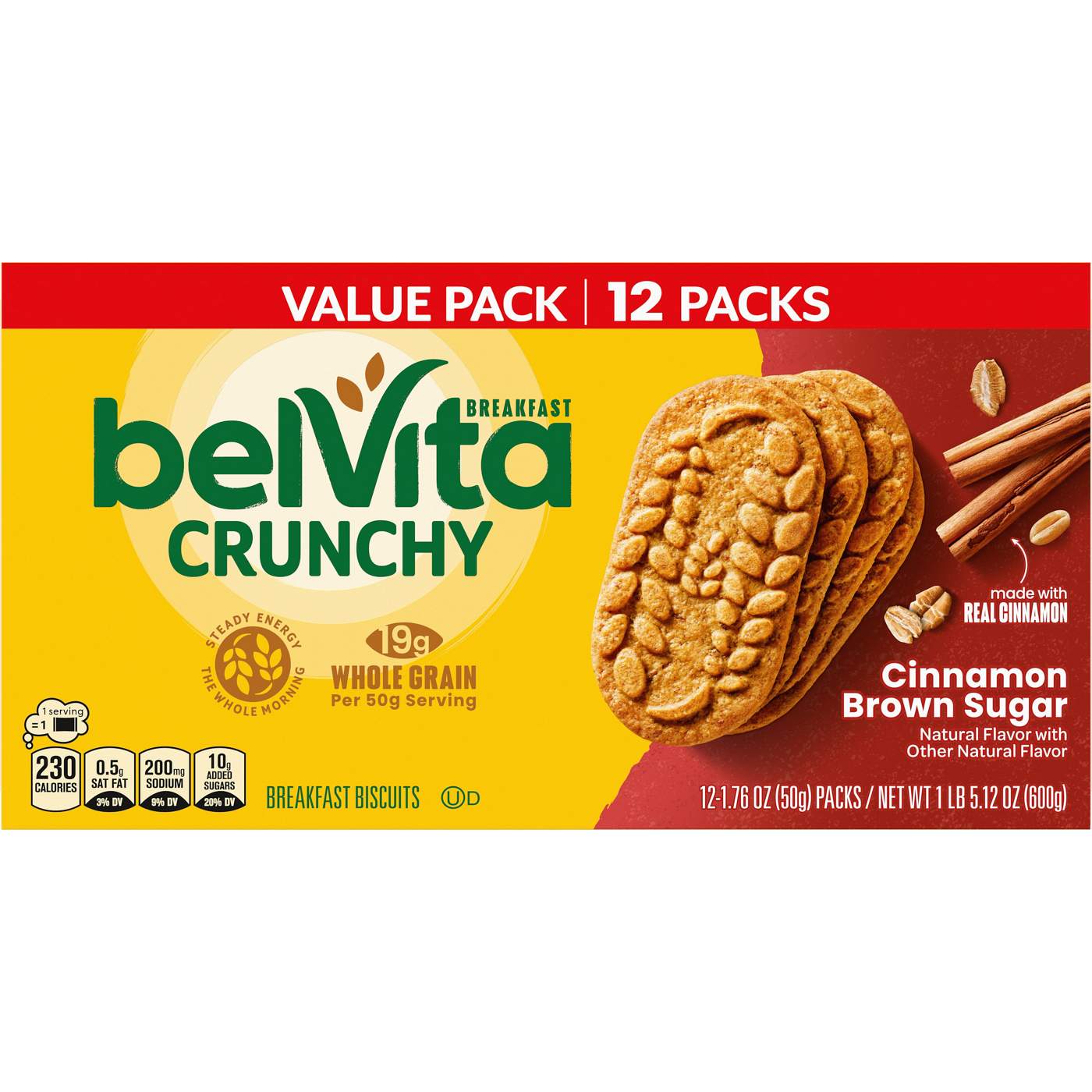 belVita Cinnamon Brown Sugar Breakfast Biscuits Value Pack; image 2 of 8