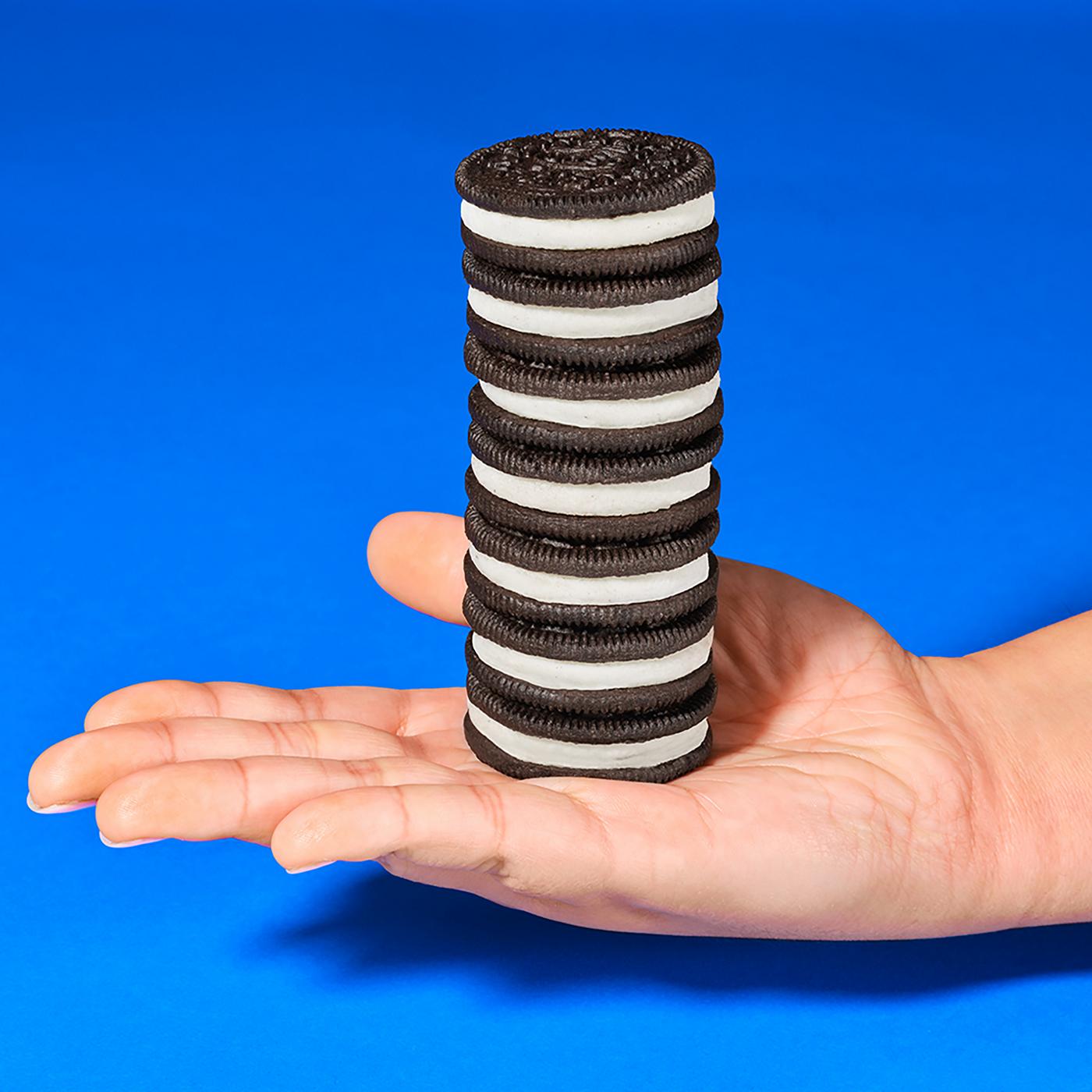 OREO Mega Stuf Chocolate Sandwich Cookies Family Size; image 4 of 8