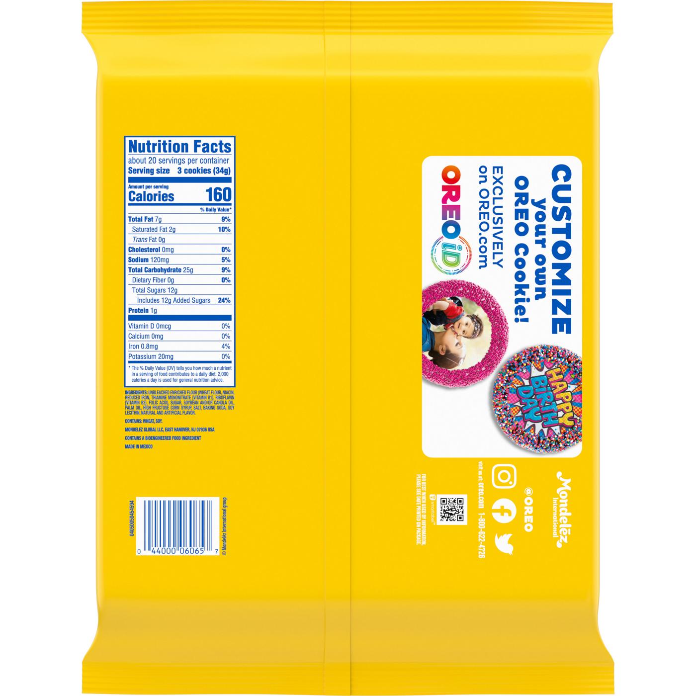 OREO Golden Sandwich Cookies - Party Size; image 13 of 19