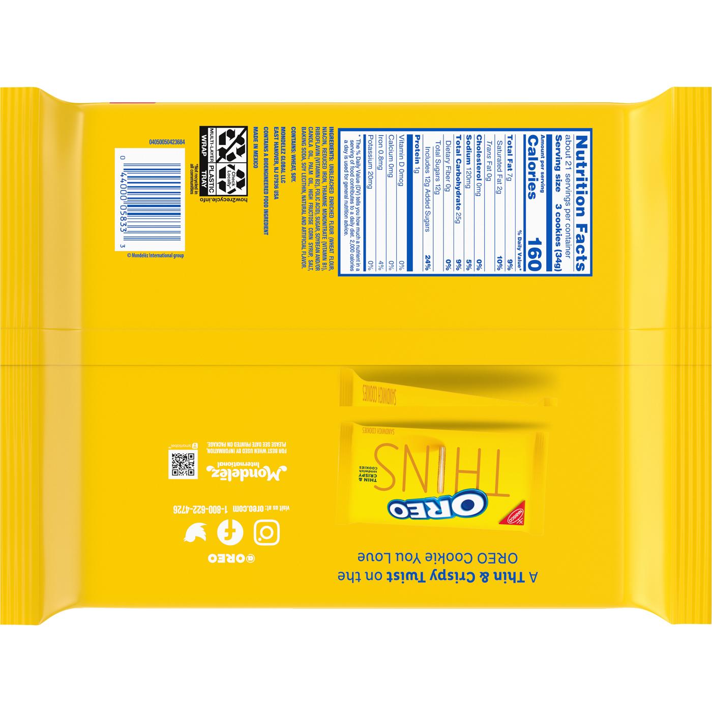 OREO Golden Sandwich Cookies - Party Size; image 6 of 19