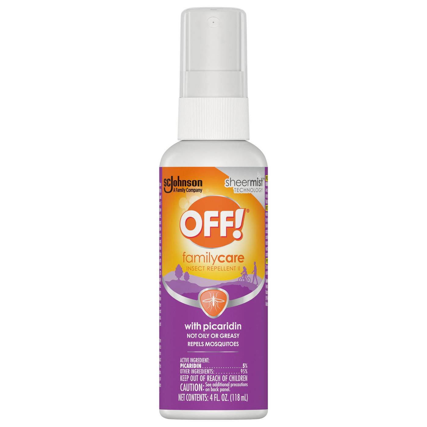 Off! FamilyCare Picaridin Insect Repellent II Spritz; image 1 of 2