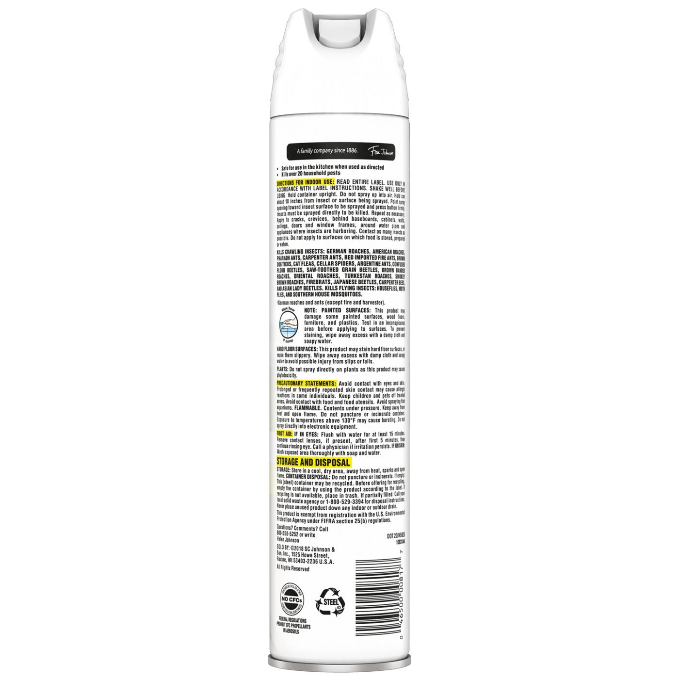 Raid Ant & Roach Killer Insecticide Aerosol Spray with Essential Oils; image 2 of 2