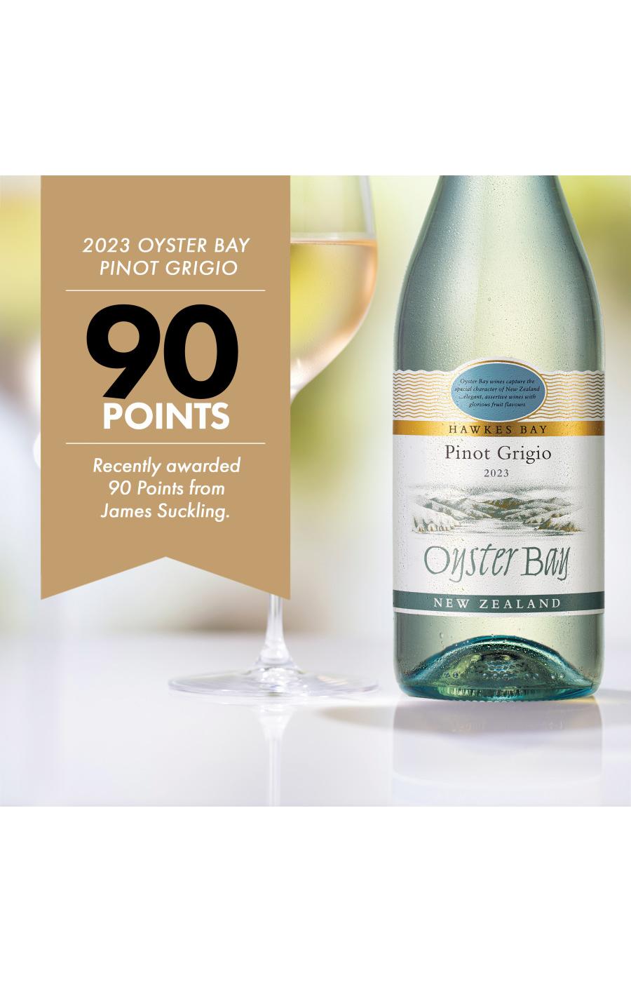 Oyster Bay Pinot Grigio White Wine New Zealand; image 2 of 6