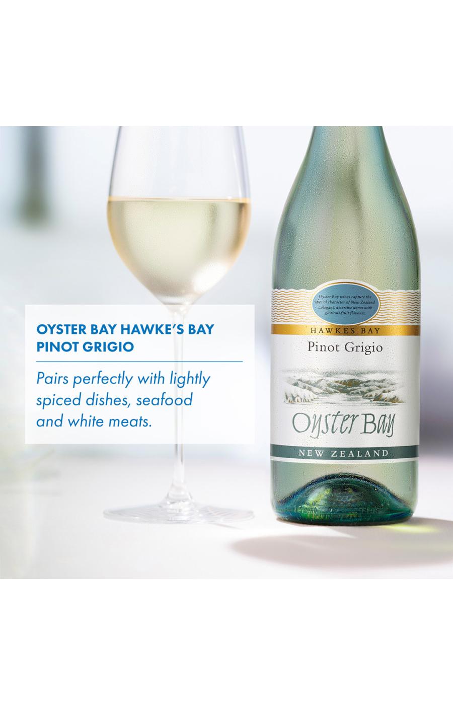 Oyster Bay Pinot Grigio White Wine New Zealand; image 6 of 6