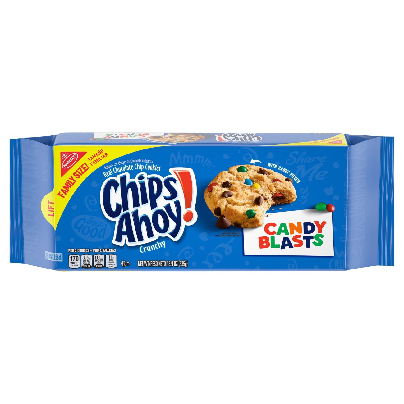 Chips Ahoy! Cookies with Reese's Peanut Butter Cups, Family Size