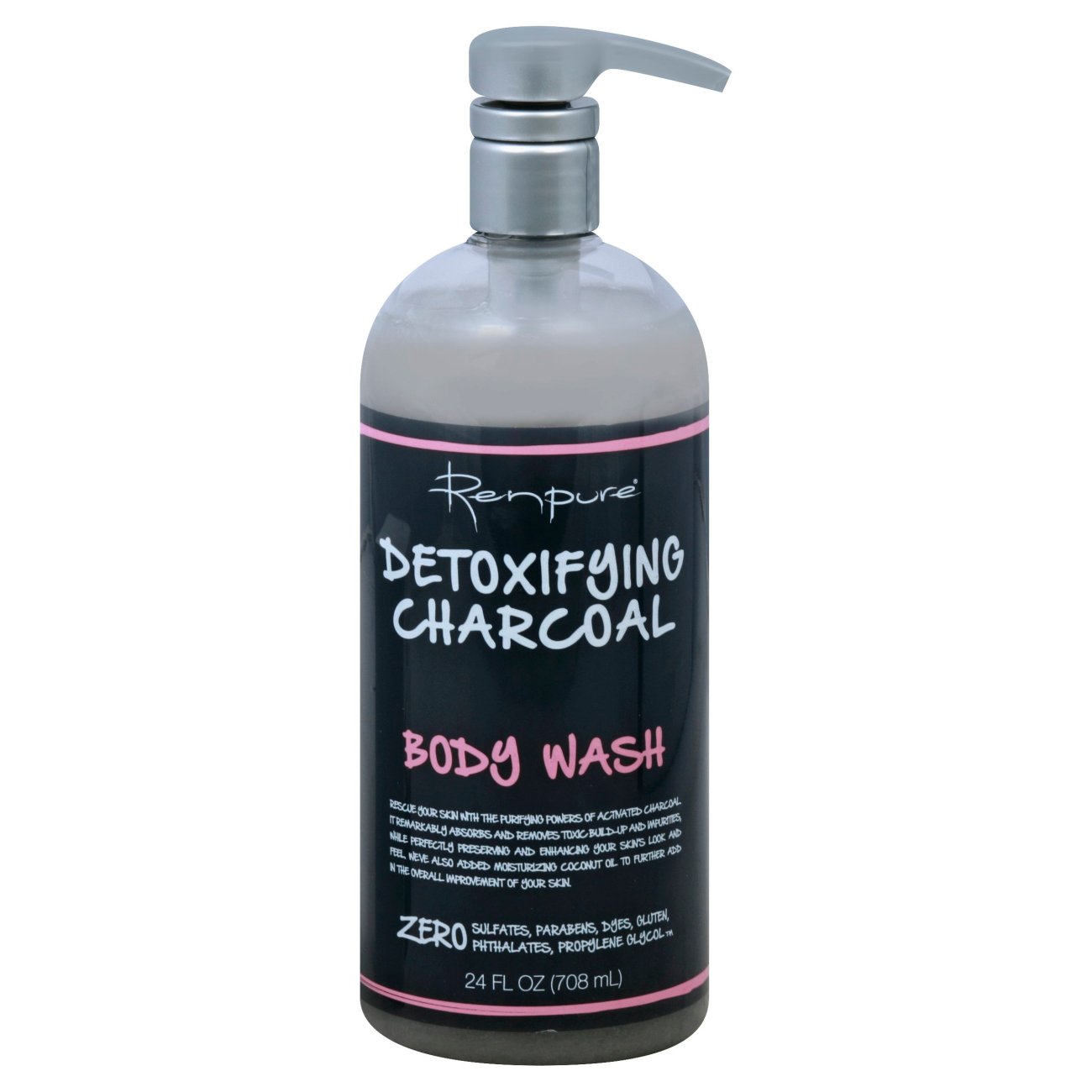 Renpure Detoxifying Charcoal Body Wash Shop Cleansers & Soaps at HEB