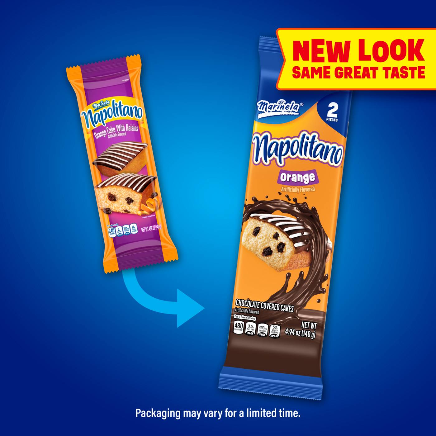 Marinela Napolitano Orange Cakes with Raisins; image 5 of 7