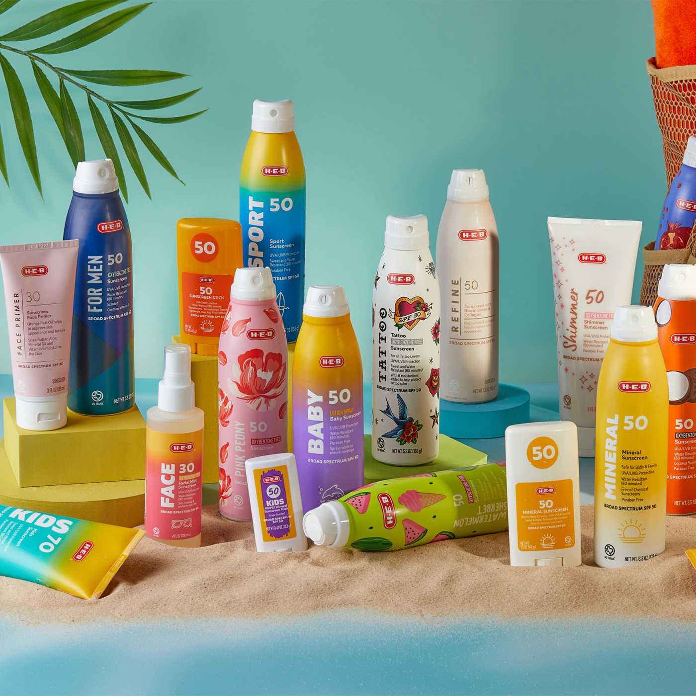 H-E-B Pina Colada Broad Spectrum Sunscreen Stick – SPF 50; image 2 of 2