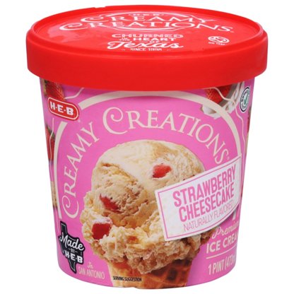 H-E-B Creamy Creations Neapolitan Ice Cream, 1 pt | Joe V's Smart