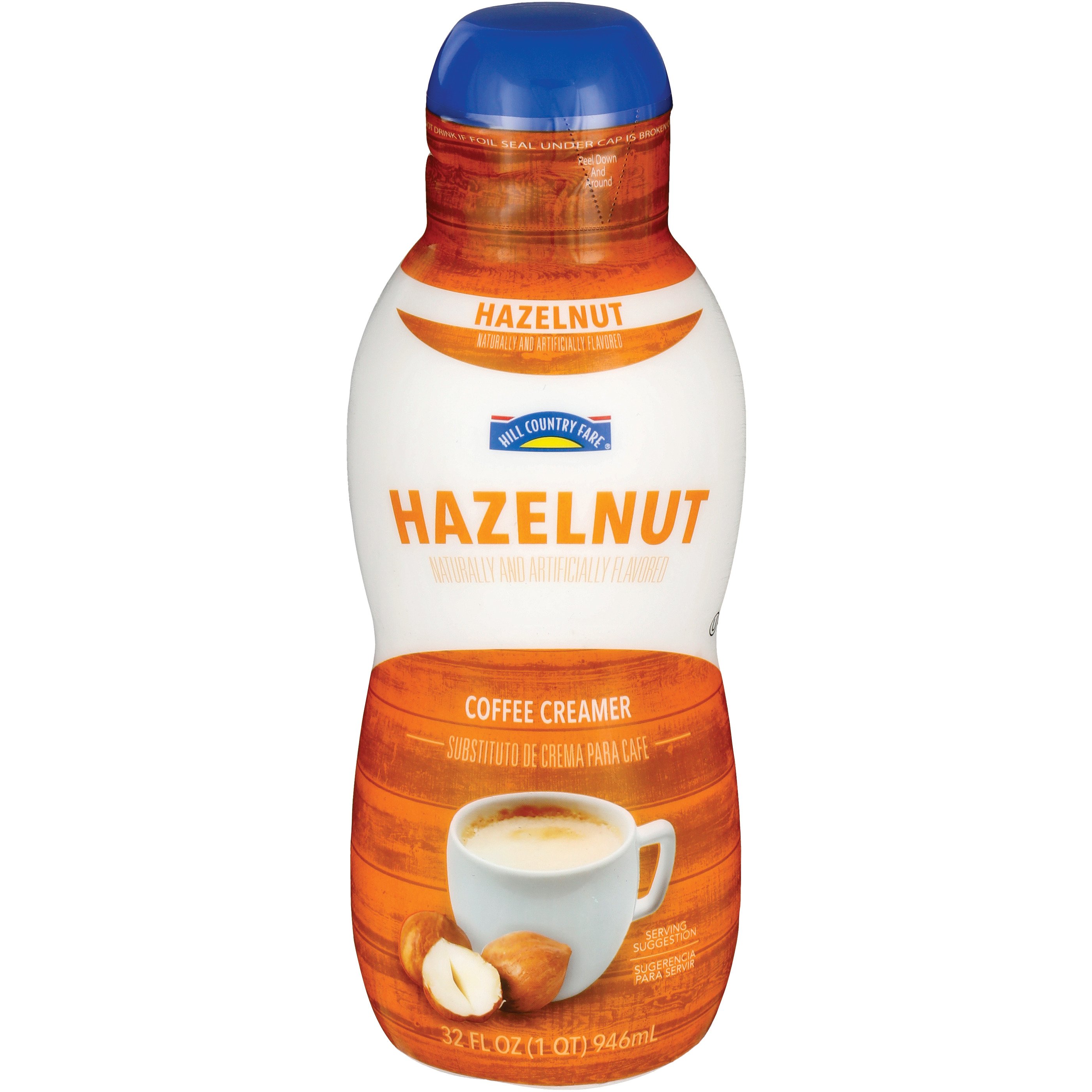 Download Hill Country Fare Hazelnut Non Dairy Liquid Coffee Creamer Shop Coffee Creamer At H E B