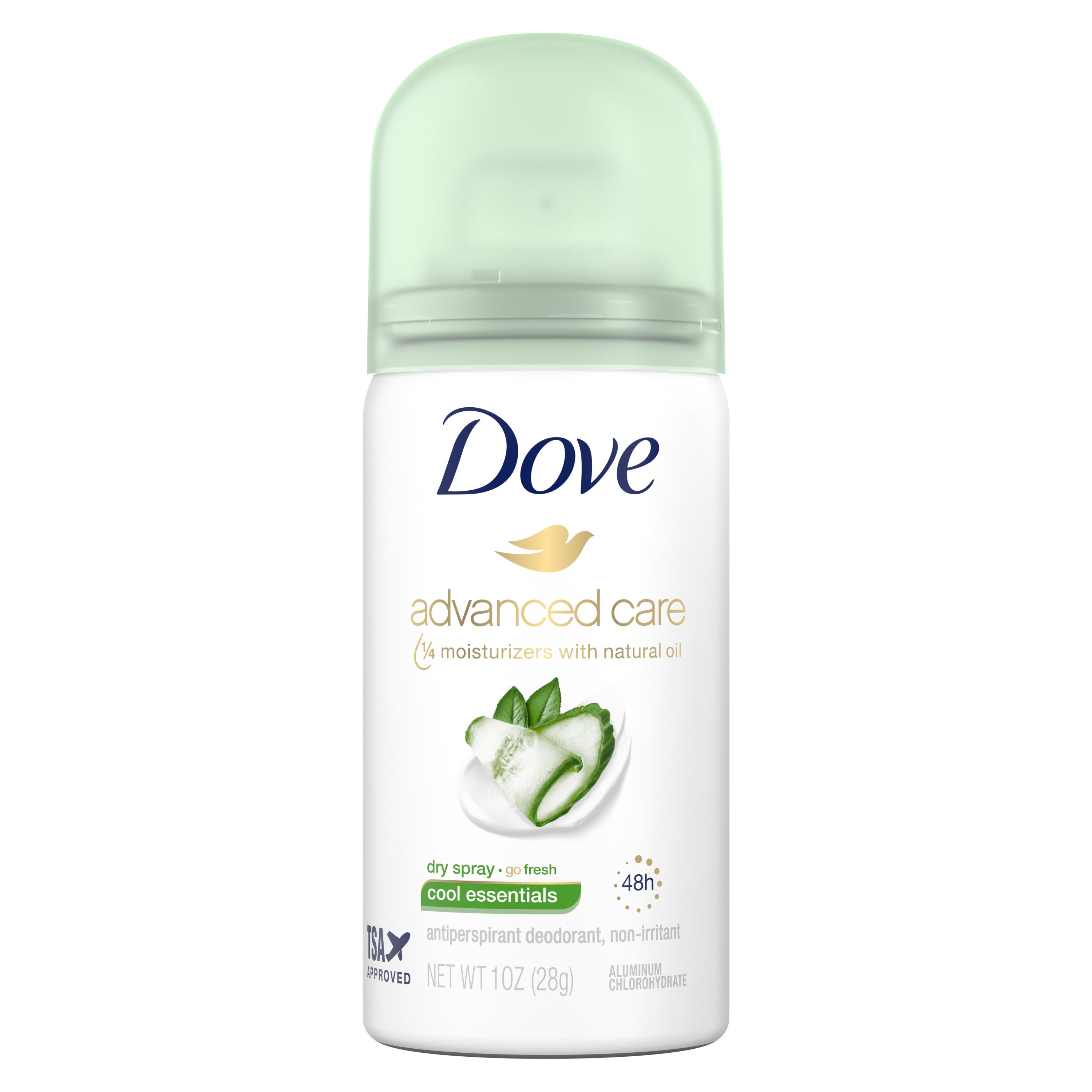 dief universiteitsstudent Kikker Dove Advanced Care Cool Essentials Travel Sized Dry Spray Antiperspirant  Deodorant - Shop Bath & Skin Care at H-E-B