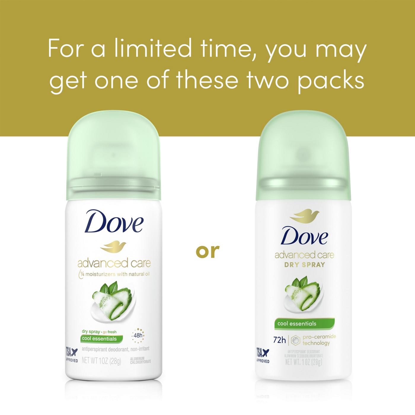 Dove Advanced Care Travel Size Deodorant Spry - Cool Essentials; image 3 of 3