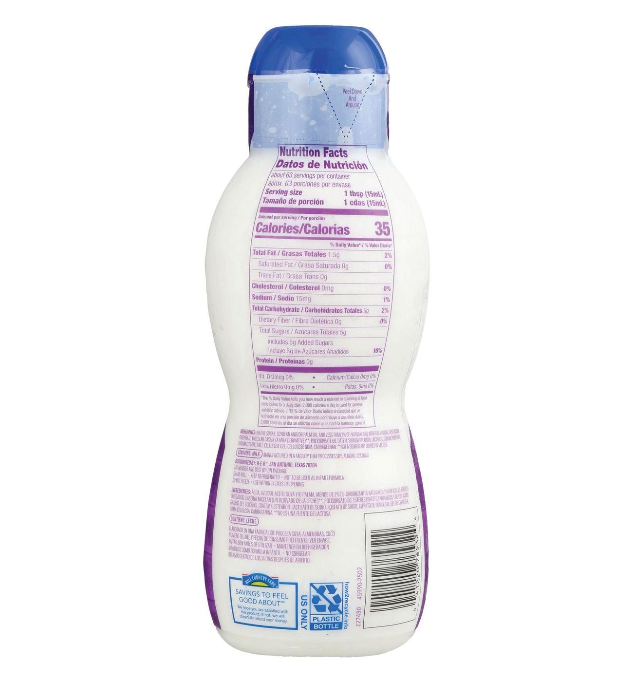 Hill Country Fare Liquid Coffee Creamer - Sweet Cream; image 3 of 3