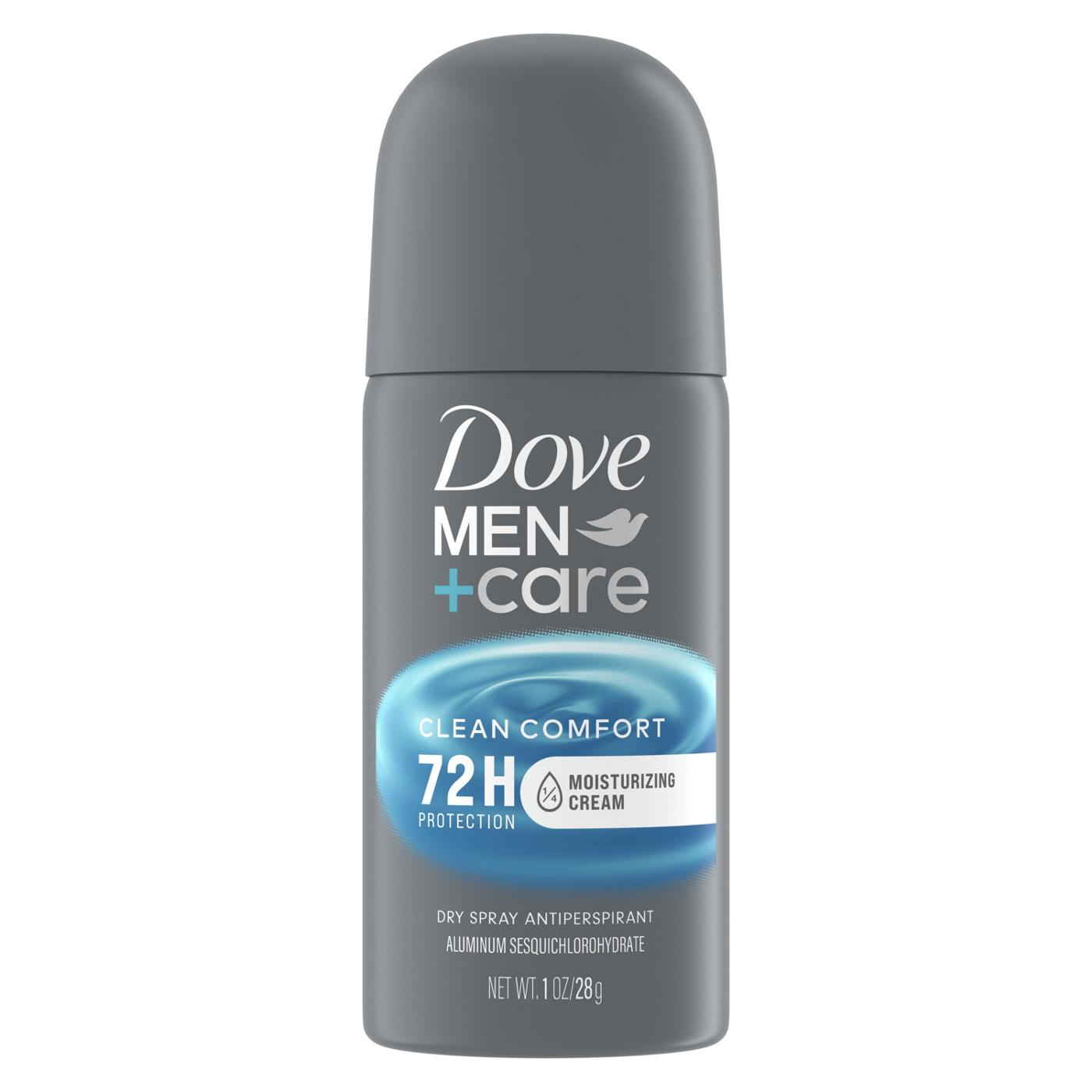Dove Men+Care Antiperspirant Deodorant Dry Spray - Clean Comfort; image 1 of 2