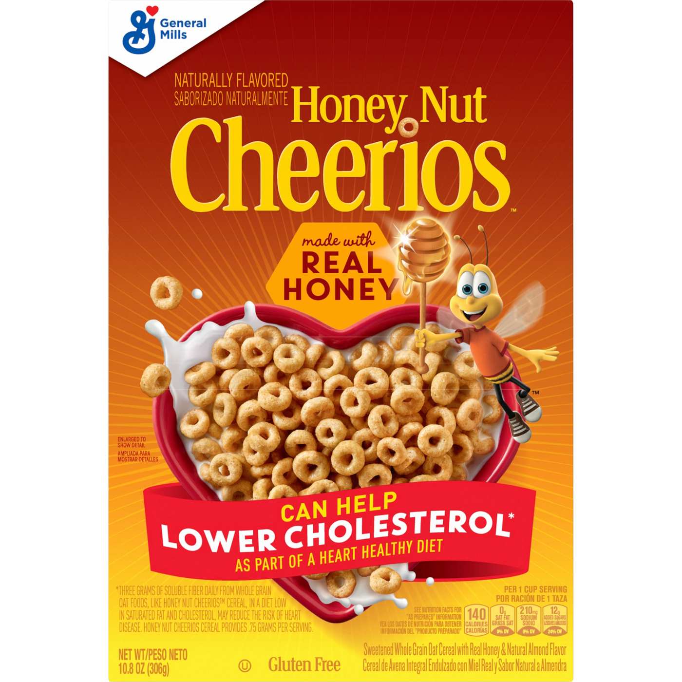 General Mills Honey Nut Cheerios Cereal; image 1 of 7