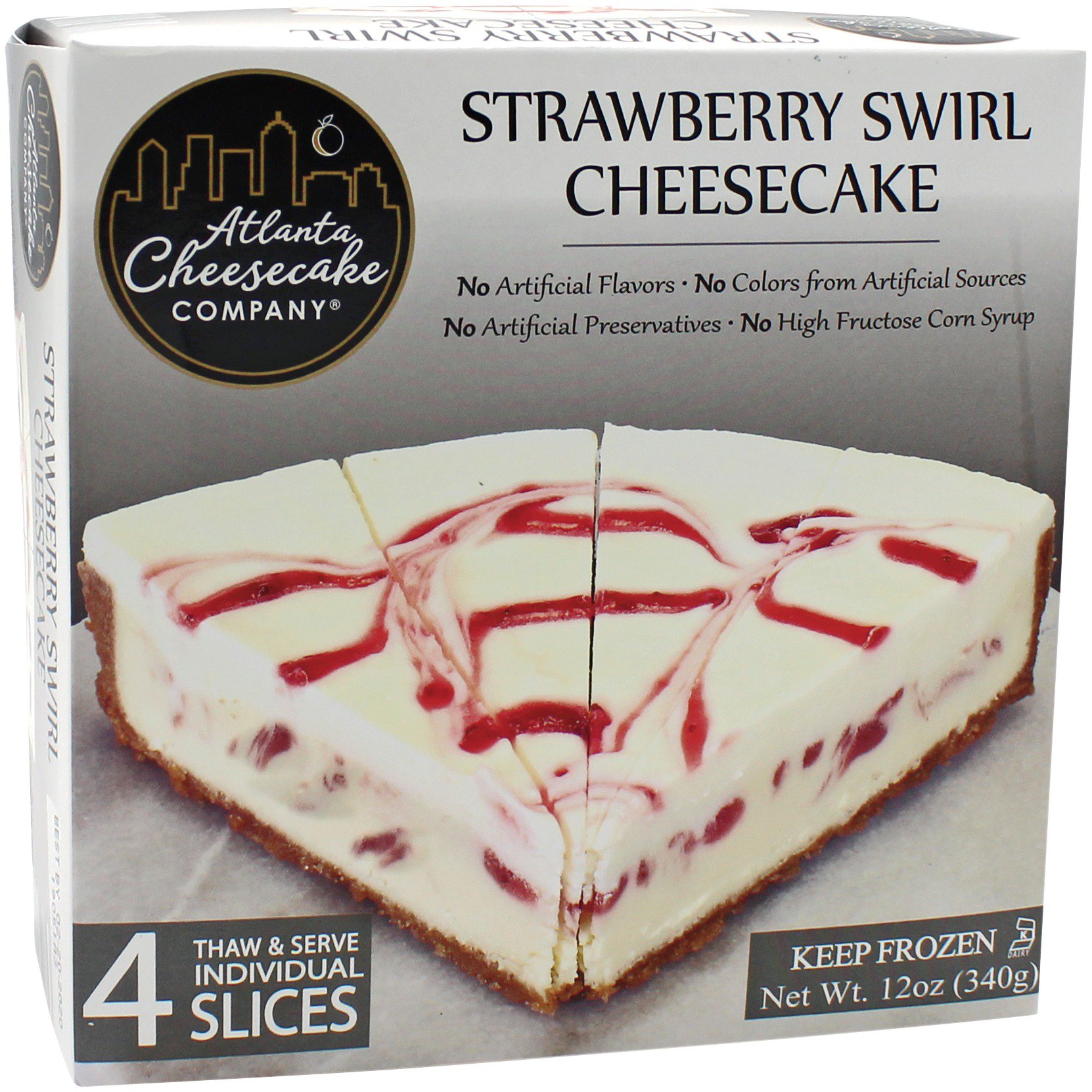 Atlanta Cheesecake Company Strawberry Swirl Cheesecake Shop Desserts