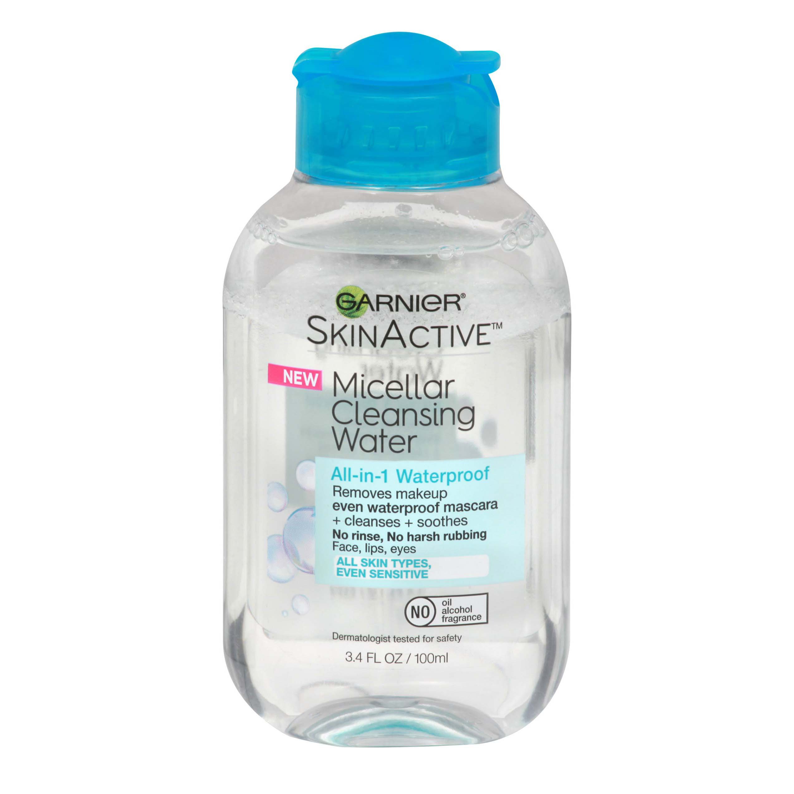farvestof sur Ung dame Garnier Travel Size SkinActive Micellar Cleansing Water All-In-1 Waterproof  - Shop Facial Cleansers & Scrubs at H-E-B