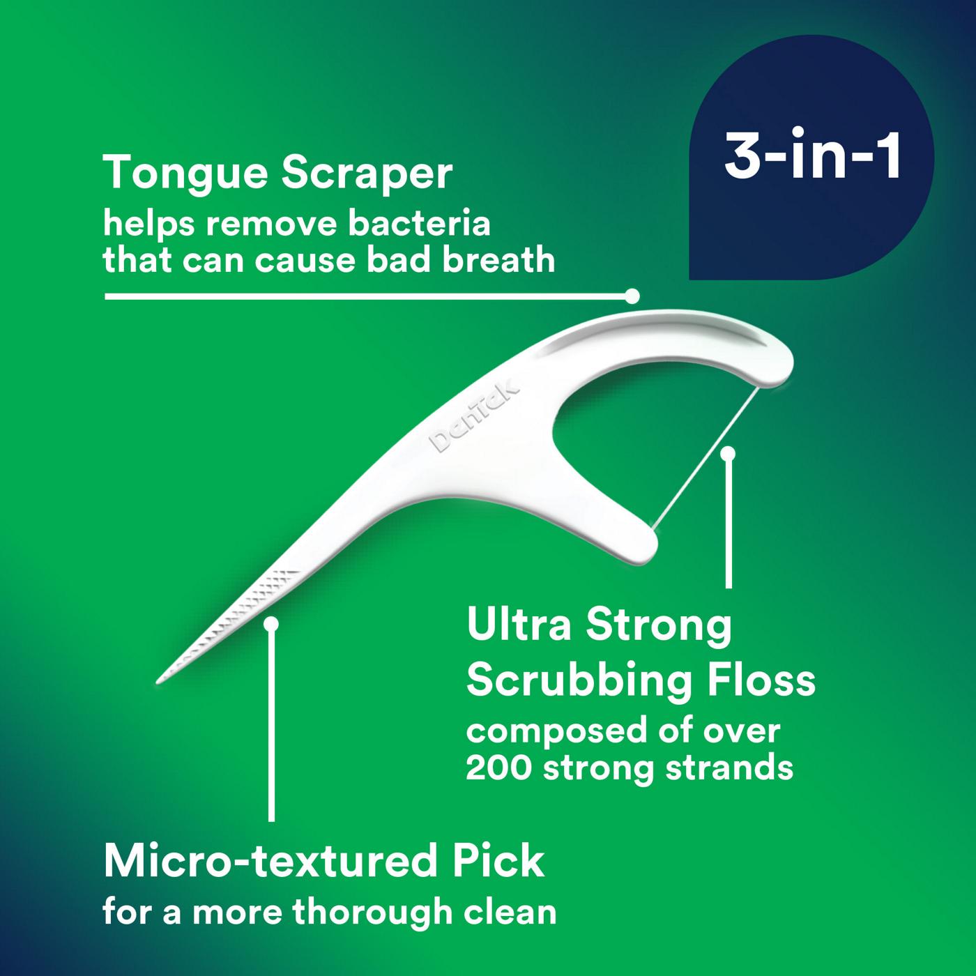 DenTek Triple Clean Advanced Clean Floss Picks; image 3 of 5