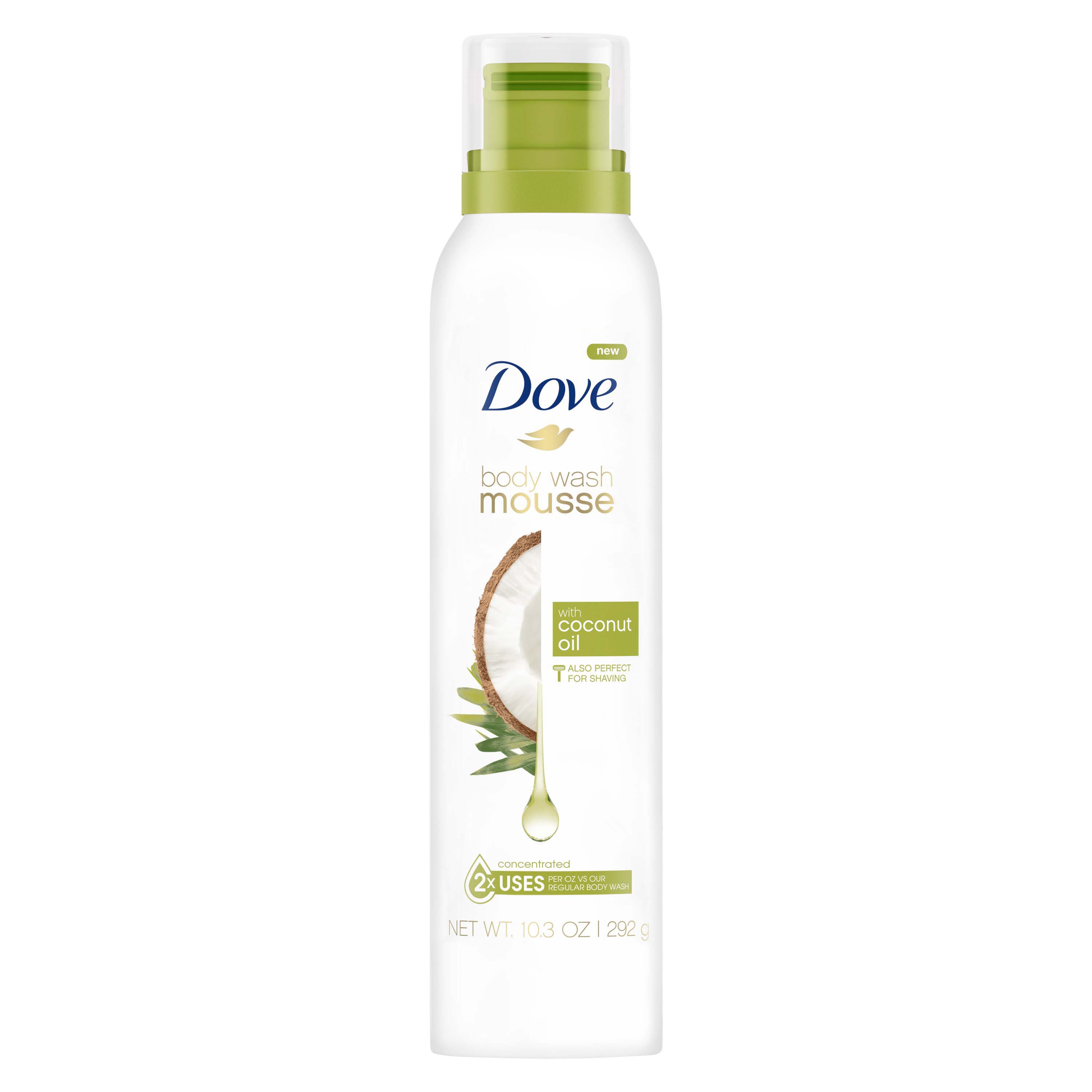 Dove Coconut Oil Body Wash Mousse Shop Cleansers And Soaps At H E B