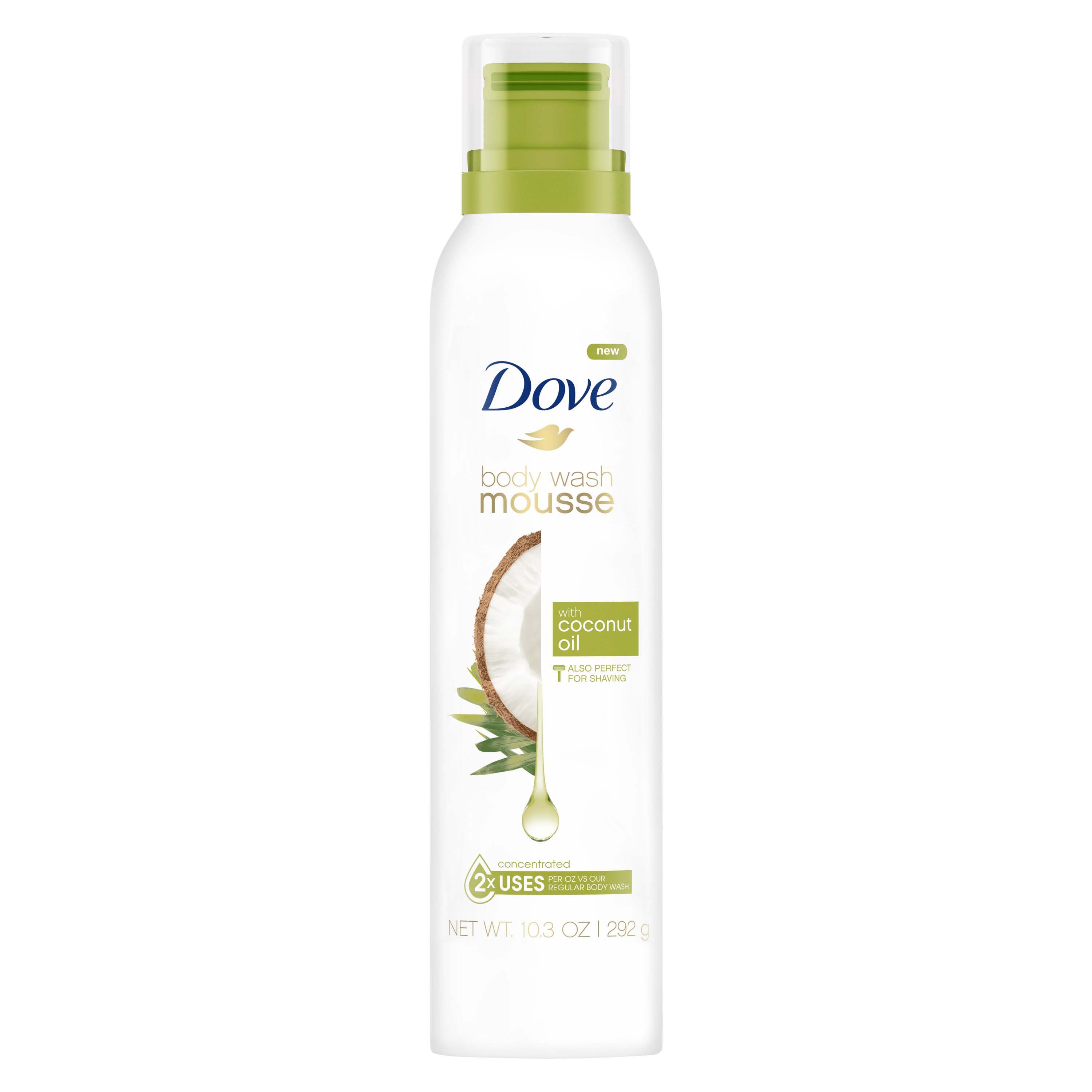 Dove Coconut Oil Body Wash Mousse Shop Cleansers & Soaps at HEB