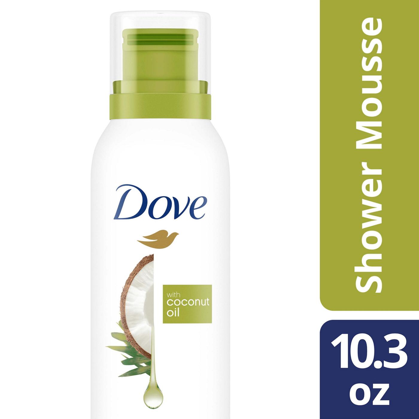 Dove Coconut Oil Body Wash Mousse Shop Body wash at HEB