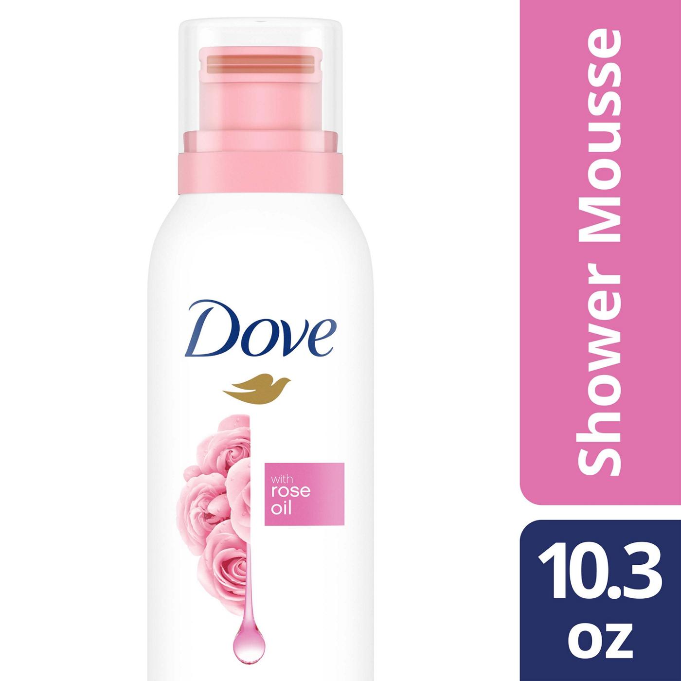 Dove Rose Oil Body Wash Mousse Shop Body wash at HEB