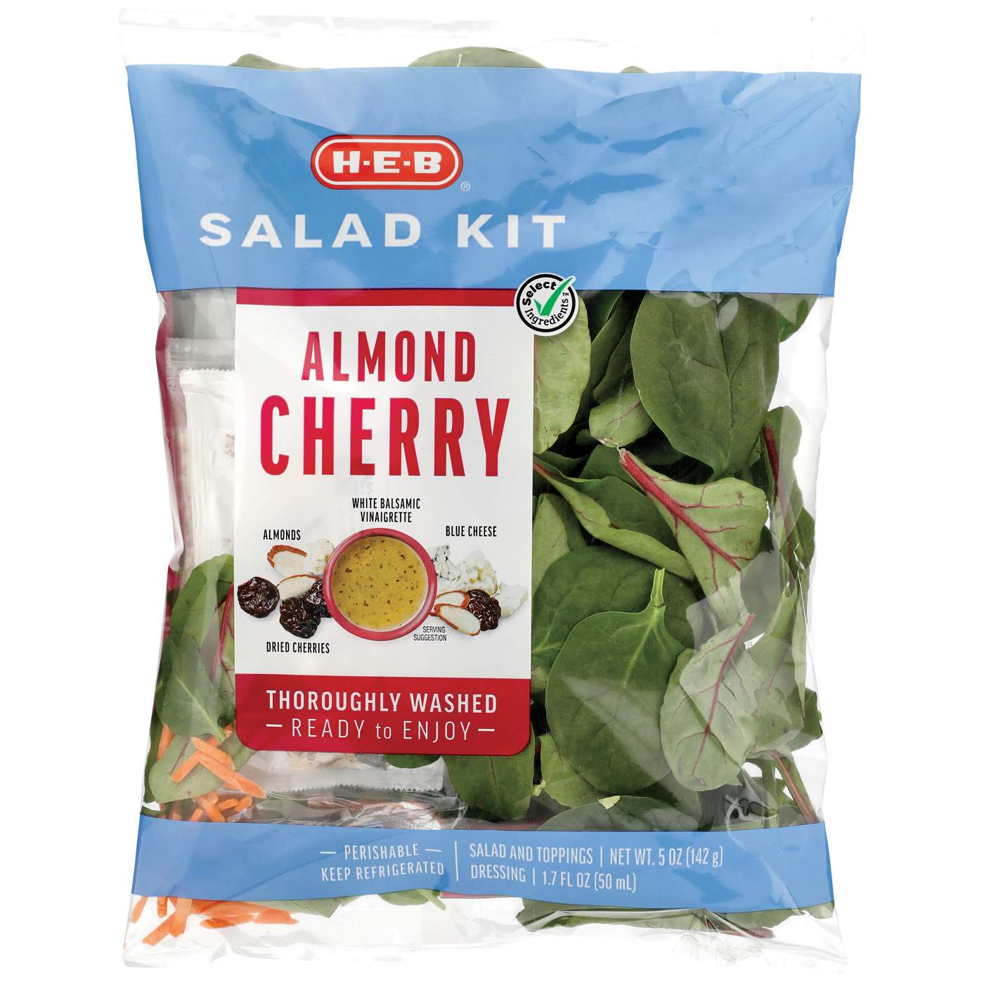 H-E-B Salad Kit - Almond Cherry; image 1 of 4