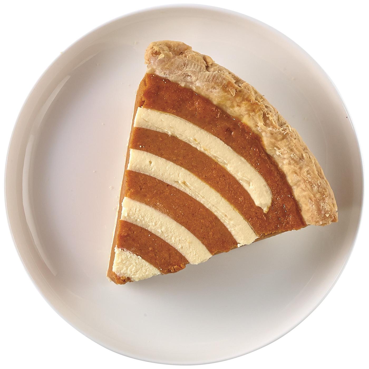 H-E-B Bakery Gourmet Pumpkin Cream Cheese Pie Slice; image 2 of 2