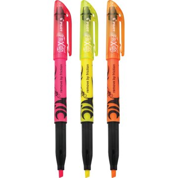 Pilot FriXion Light Chisel Tip Erasable Highlighters - Assorted Ink, 3 pk