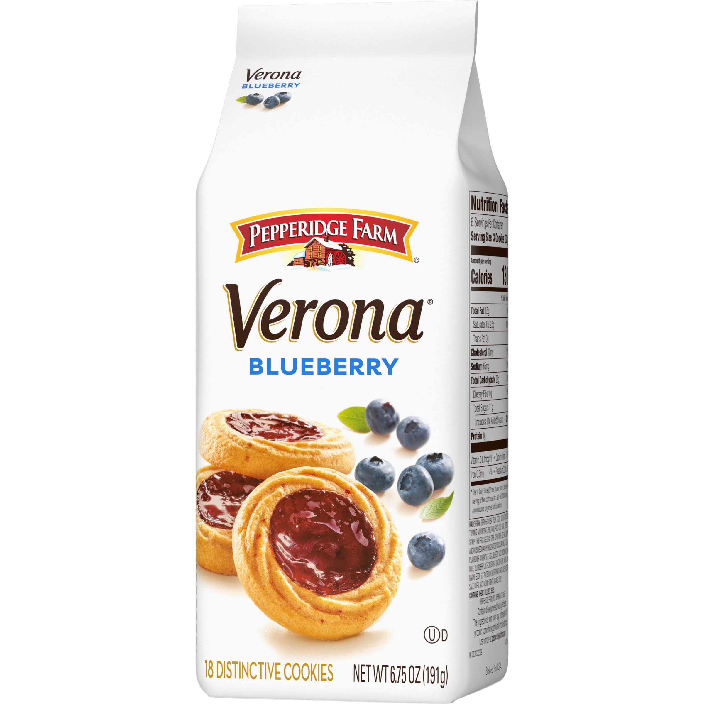 Pepperidge Farm Verona Blueberry Thumbprint Cookies - Shop Cookies