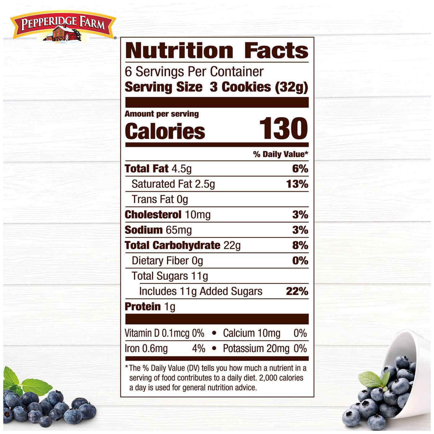 Pepperidge Farm Verona Blueberry Thumbprint Cookies; image 4 of 9