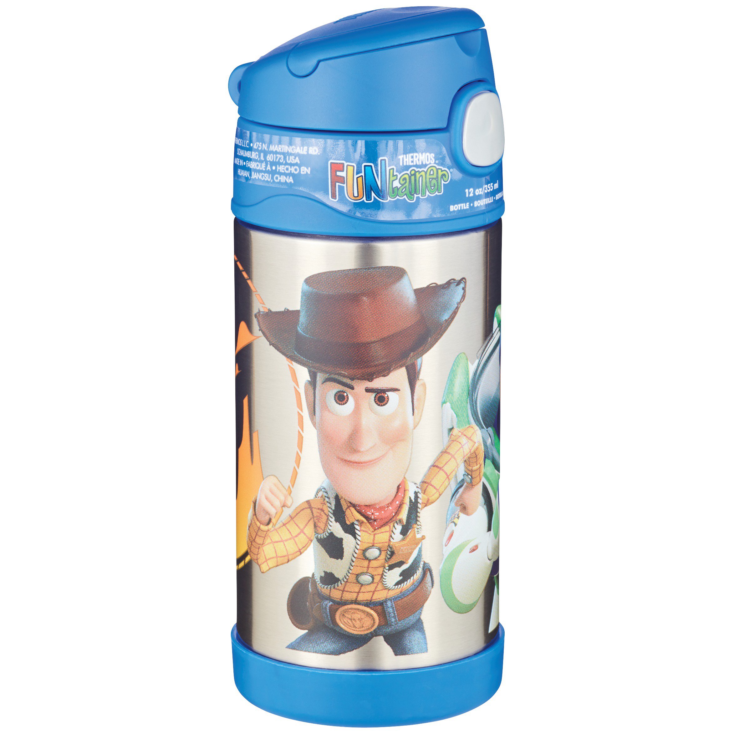 Toy Story 4, Retro Forky Toy Ad Stainless Steel Water Bottle